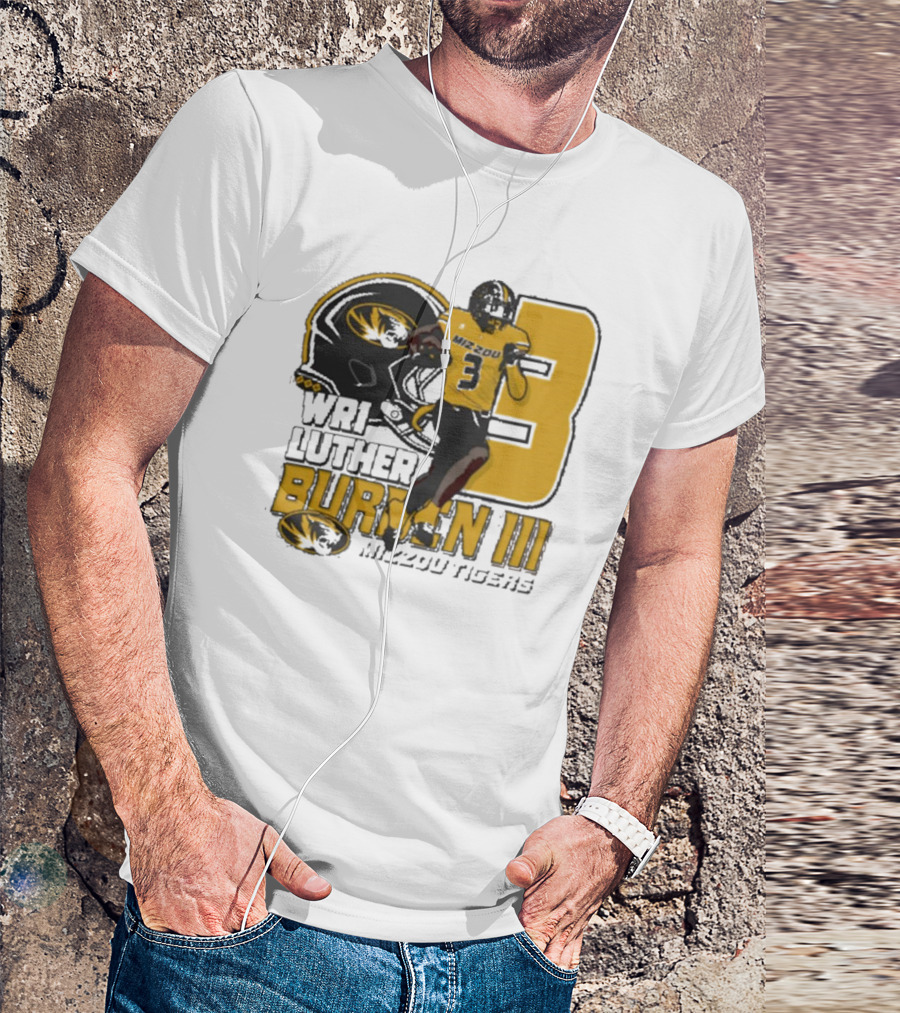 Mizzou Tigers Football WR1 Luther Burden III 2024 NCAA T-Shirt