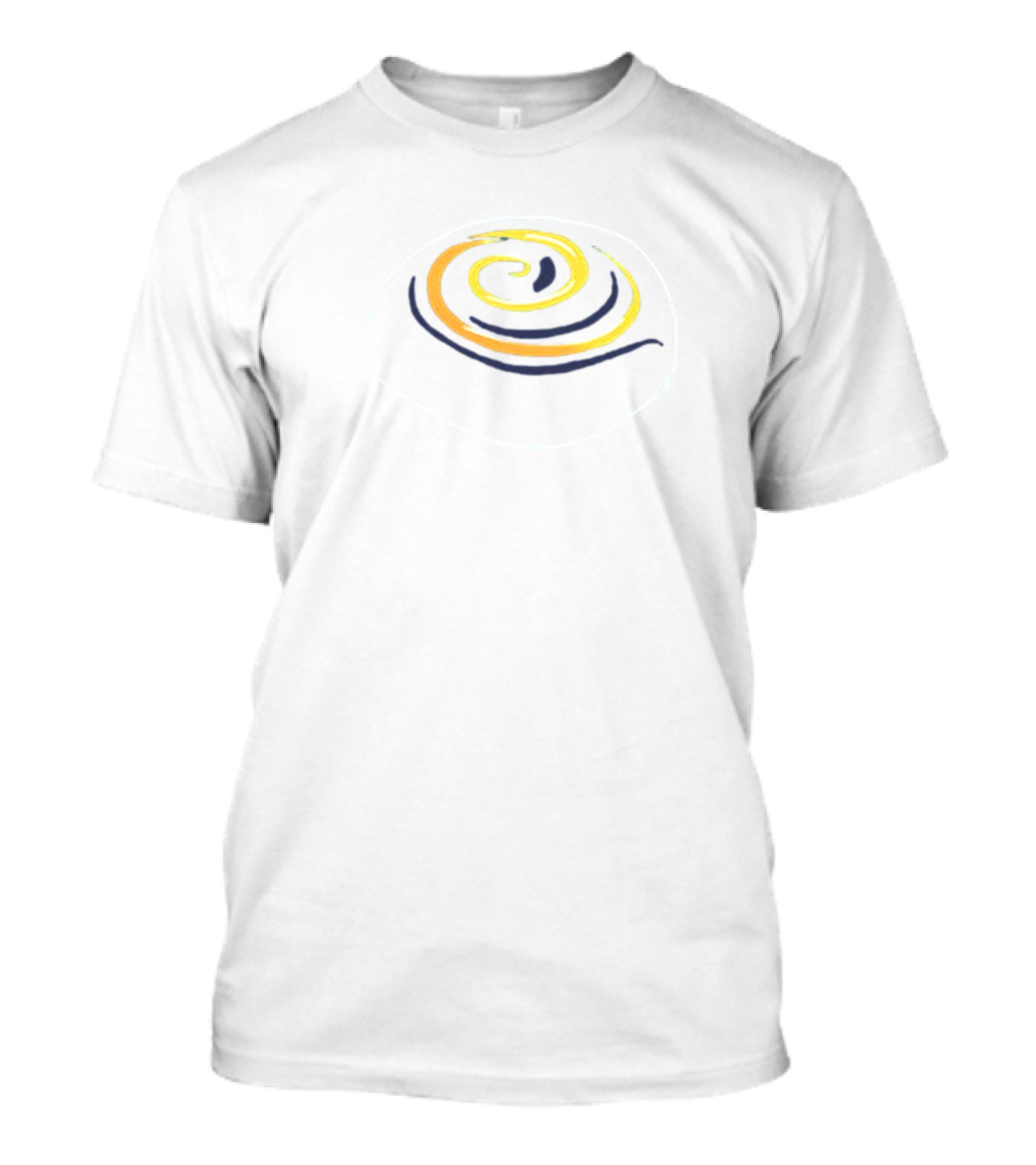 Rams Vikings Cursed Cinnamon Roll Spiral T-Shirt