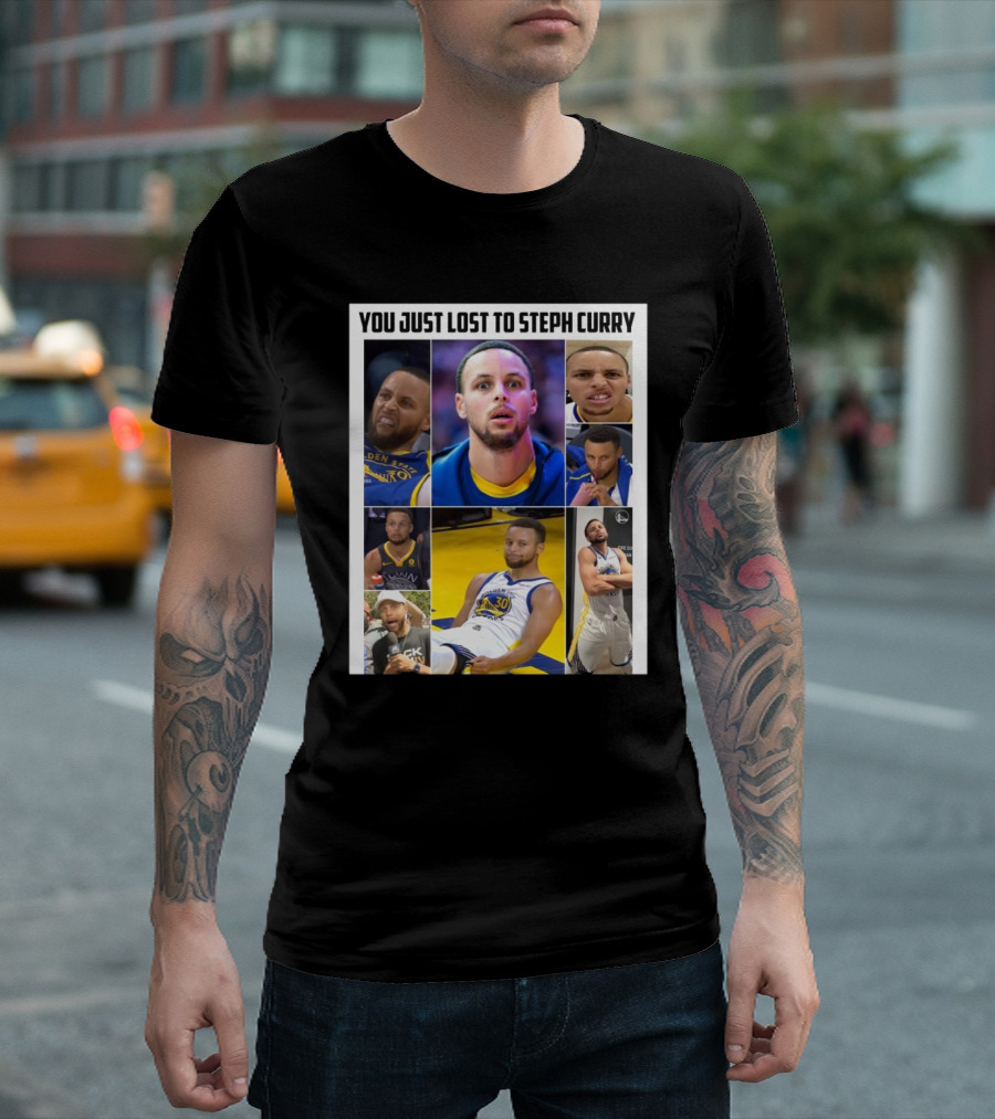 You Just Lost To Steph Curry Meme Stephen Curry Golden State Warriors T-Shirt