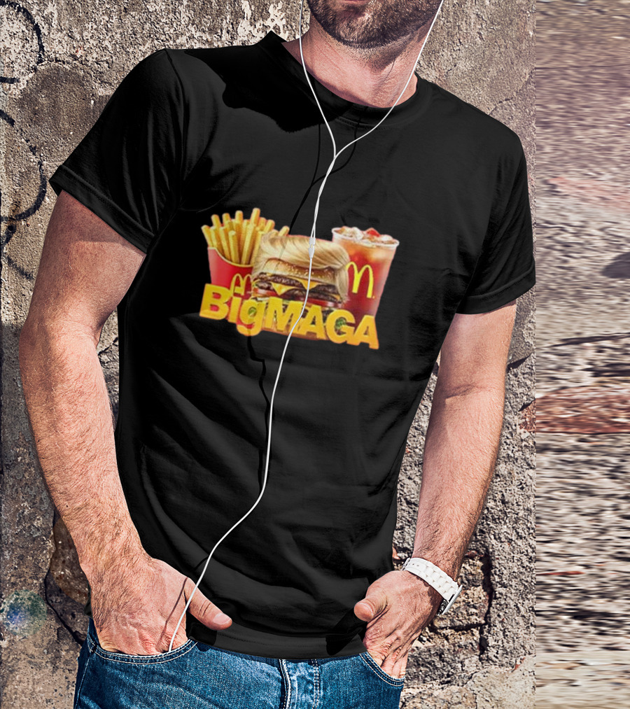 BigMAGA Burger Trump McDonald’s Combo T-Shirt