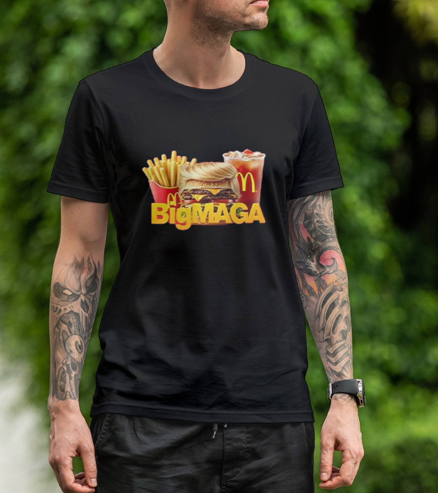 BigMAGA Burger Trump McDonald’s Combo T-Shirt