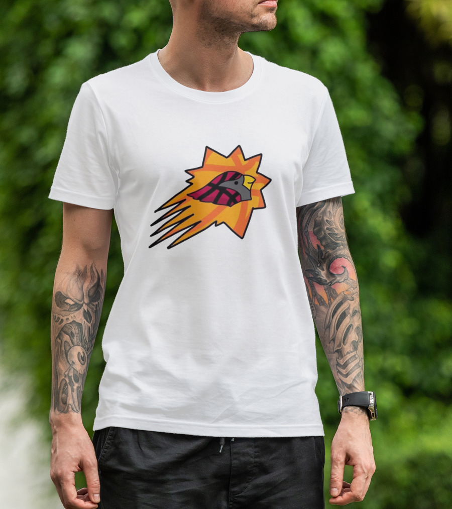 NFL NBA Cardinals Phoenix Suns Logo Mashup Combine T-Shirt