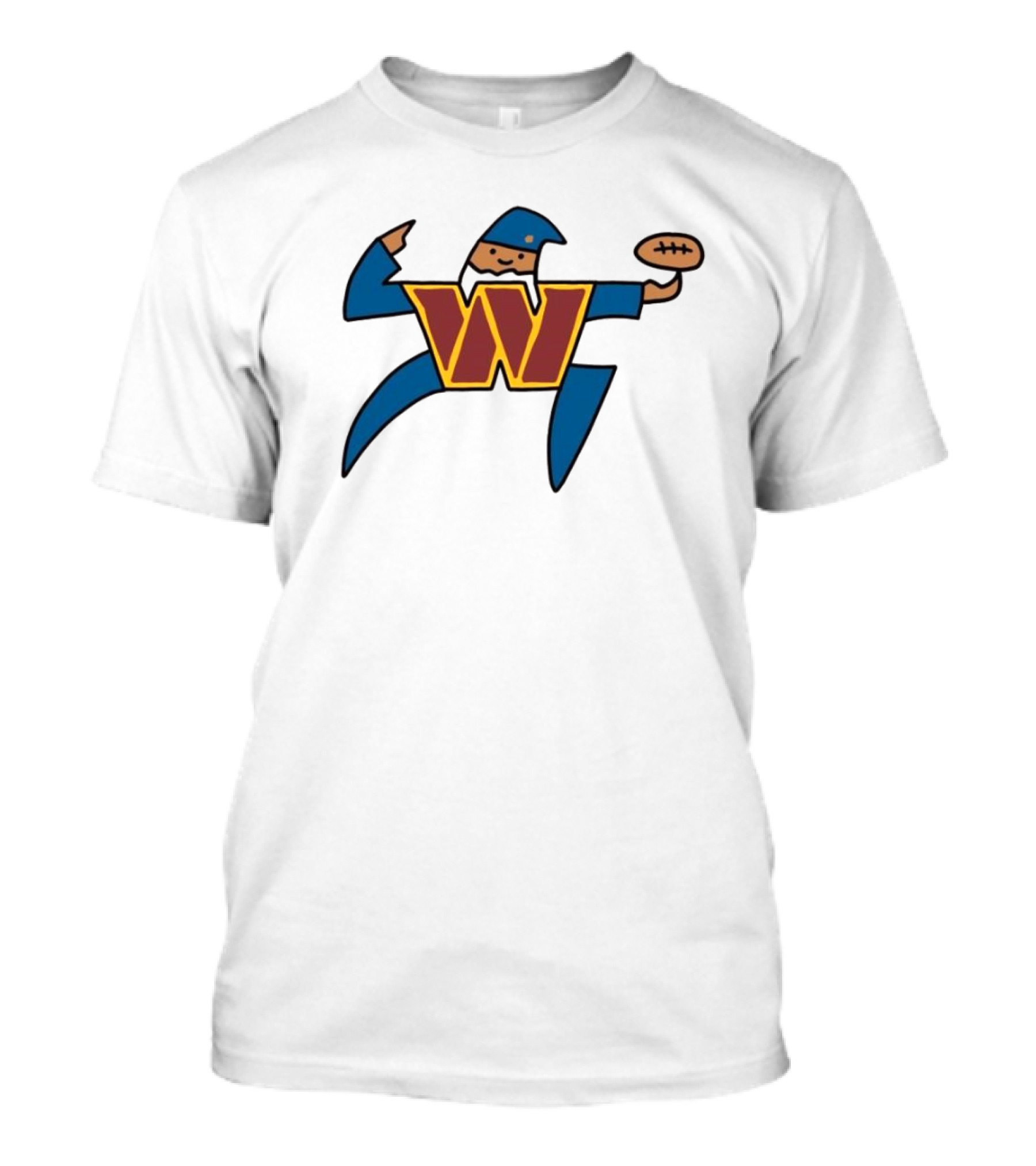 NFL X NBA Washington Commanders Wizards Logo Mashup Combine T-Shirt