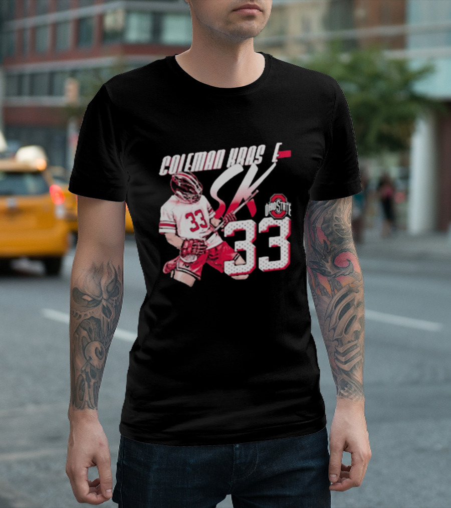 Coleman Kraske Ohio State #33 SKI T-Shirt