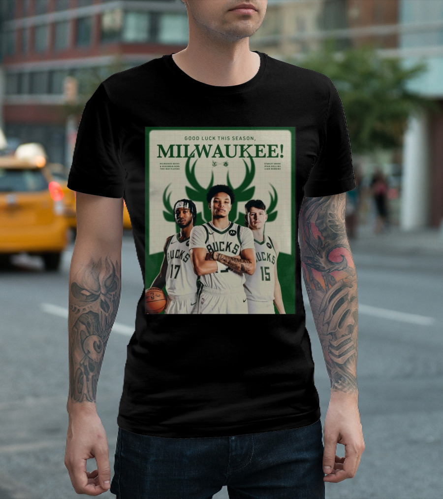 Good Luck This Season Milwaukee Bucks Wisconsin Herd Two-Way Players Alexander Nicos Starley Windy Liam Redore T-Shirt