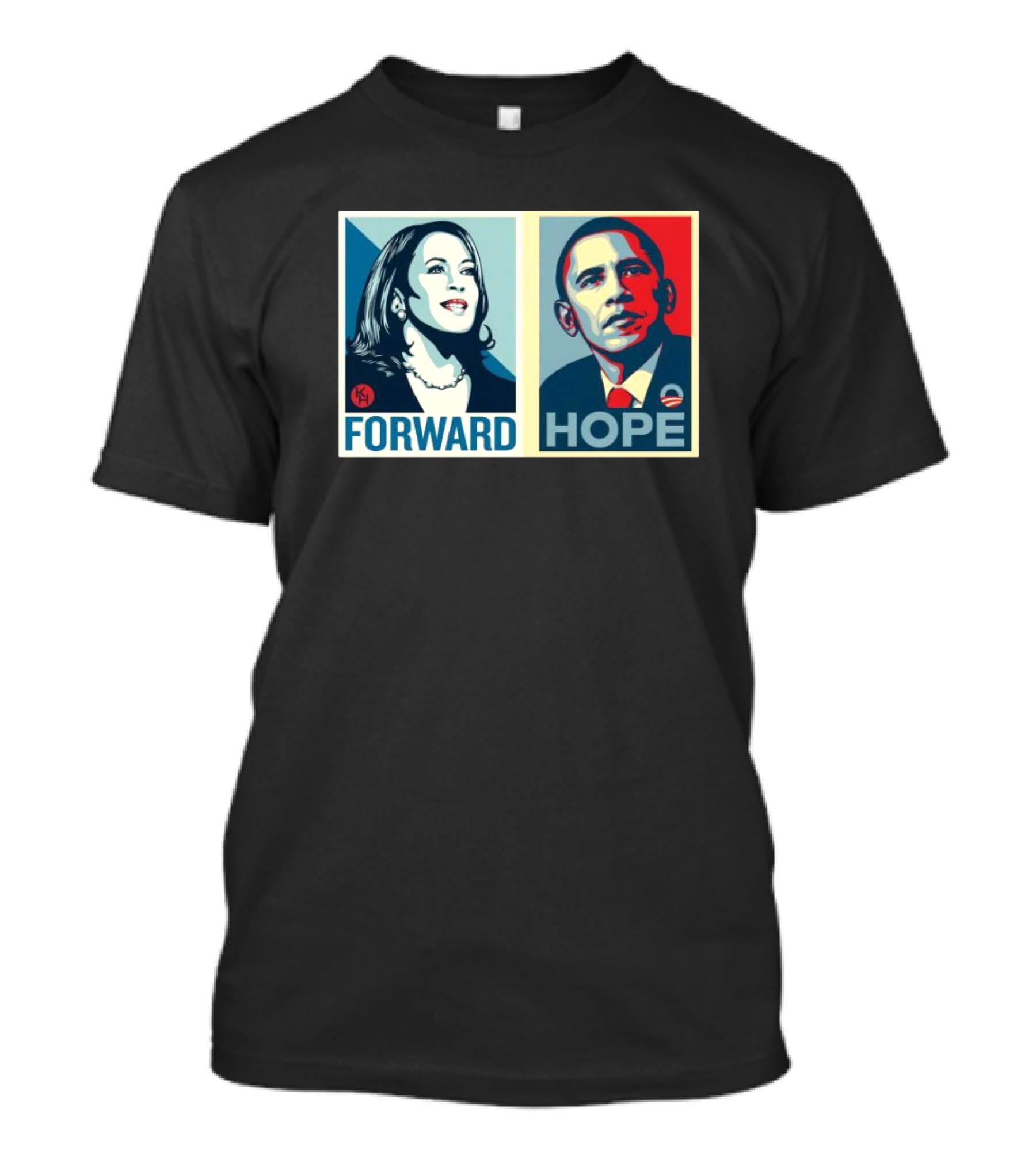 Kamala Harris Forward Barack Obama Hope Iconic Styles T-Shirt