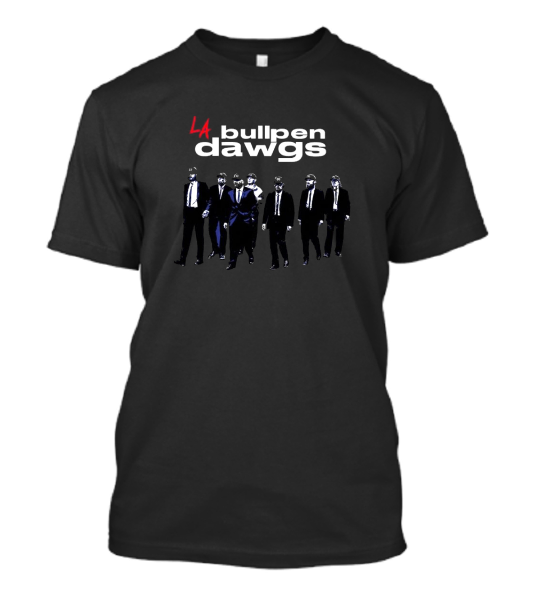 LA Bullpen Dawgs 2024 Reservoir Dogs T-Shirt