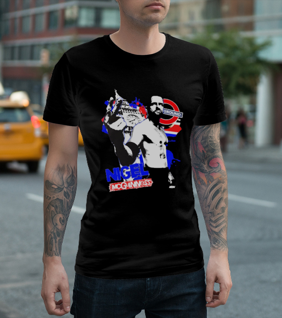 Nigel McGuinness Underground London Icon AMW T-Shirt