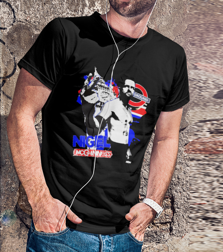 Nigel McGuinness Underground London Icon AMW T-Shirt