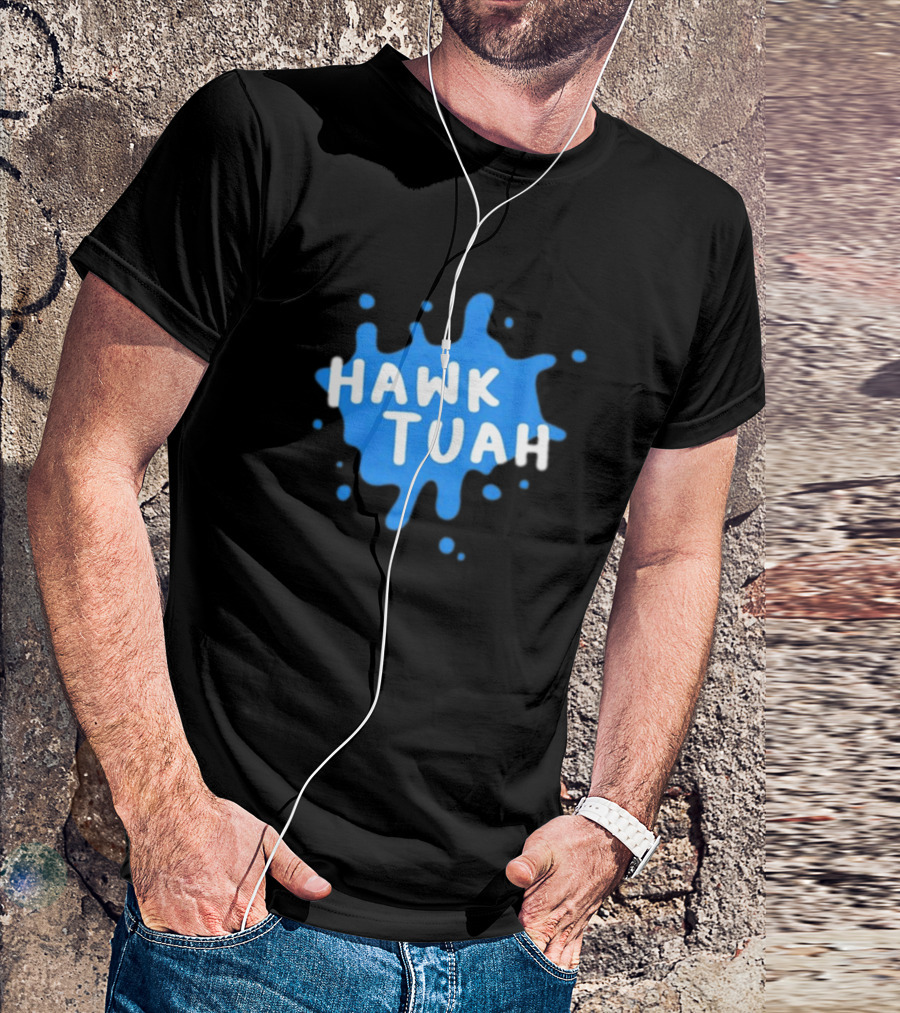 Hawk Tuah Donut Operator Silly Geese Splatter T-Shirt