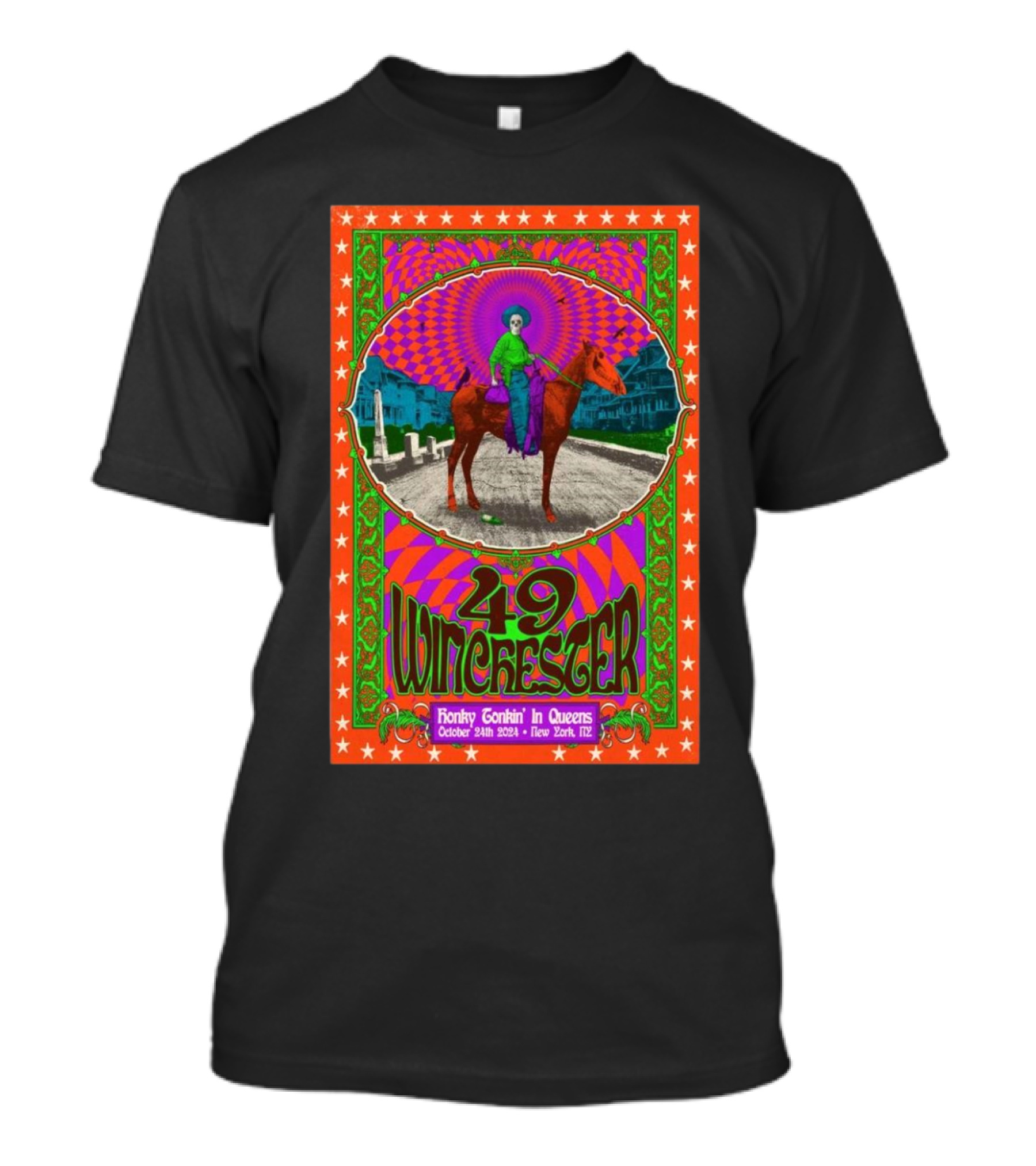 49 Winchester Honky Tonkin' In Queens New York October 24 T-Shirt