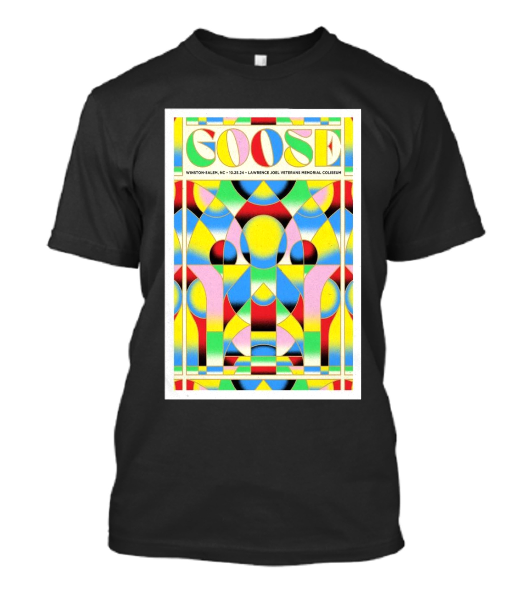 GOOSE Live At Lawrence Joel Veterans Memorial Coliseum Winston-Salem NC October 25 T-Shirt