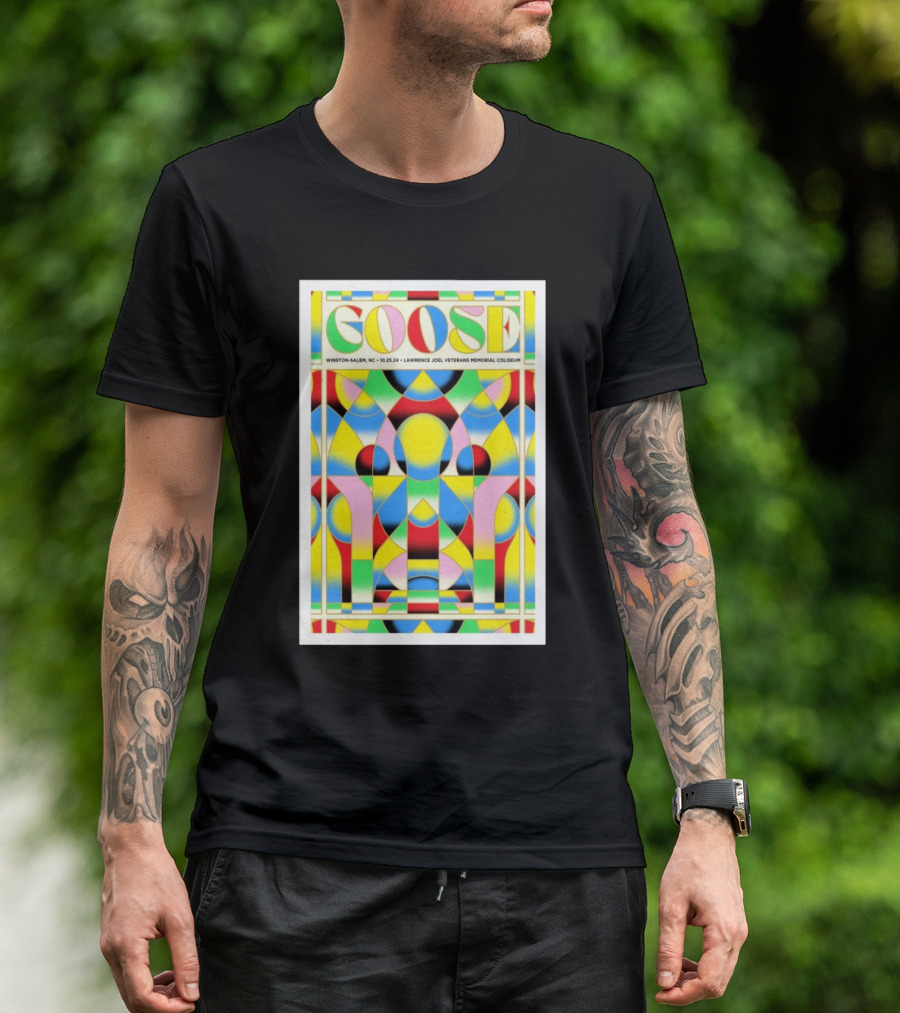 GOOSE Live At Lawrence Joel Veterans Memorial Coliseum Winston-Salem NC October 25 T-Shirt