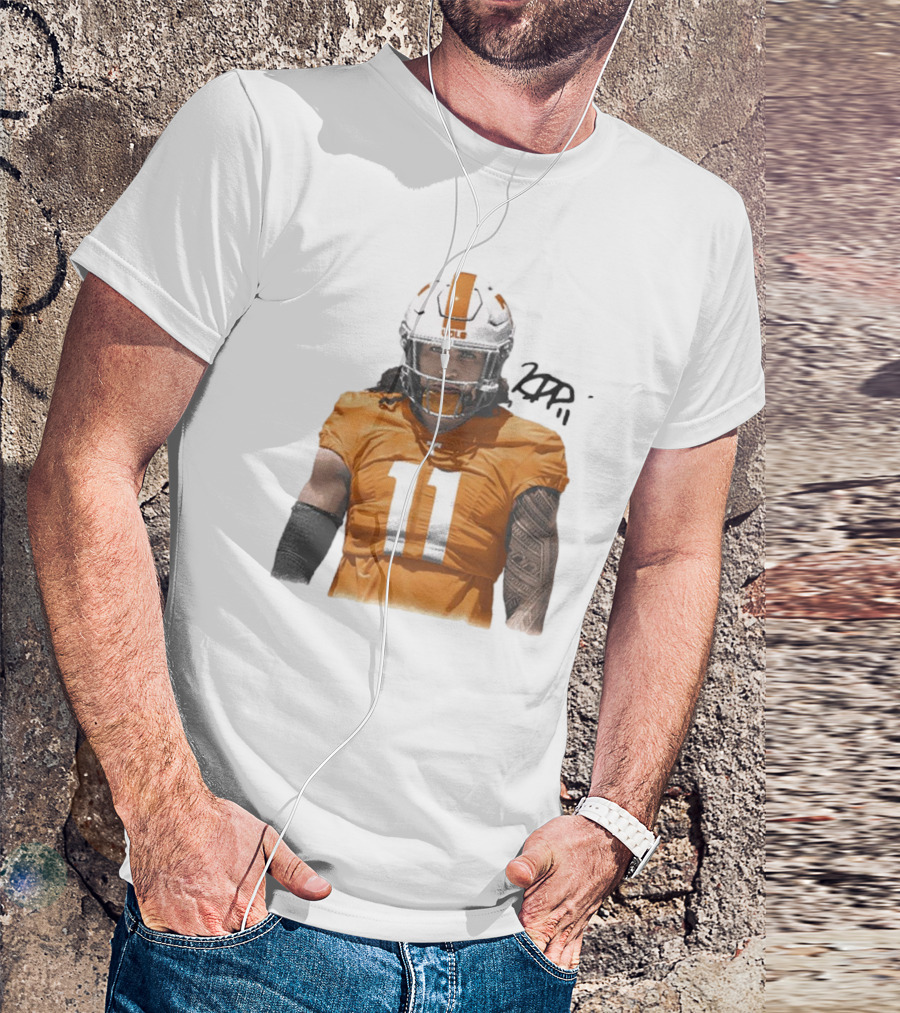 Keenan Pili Tennessee Vols NCAA Football Number 11 T-Shirt