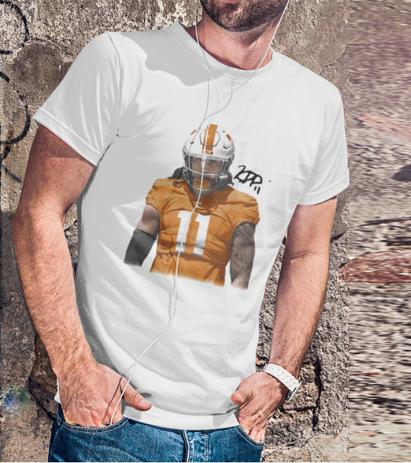 Keenan Pili Tennessee Vols NCAA Football Number 11 T-Shirt