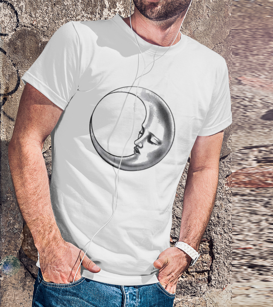 Moon Viva PHX 2024 Celestial Face Crescent T-Shirt