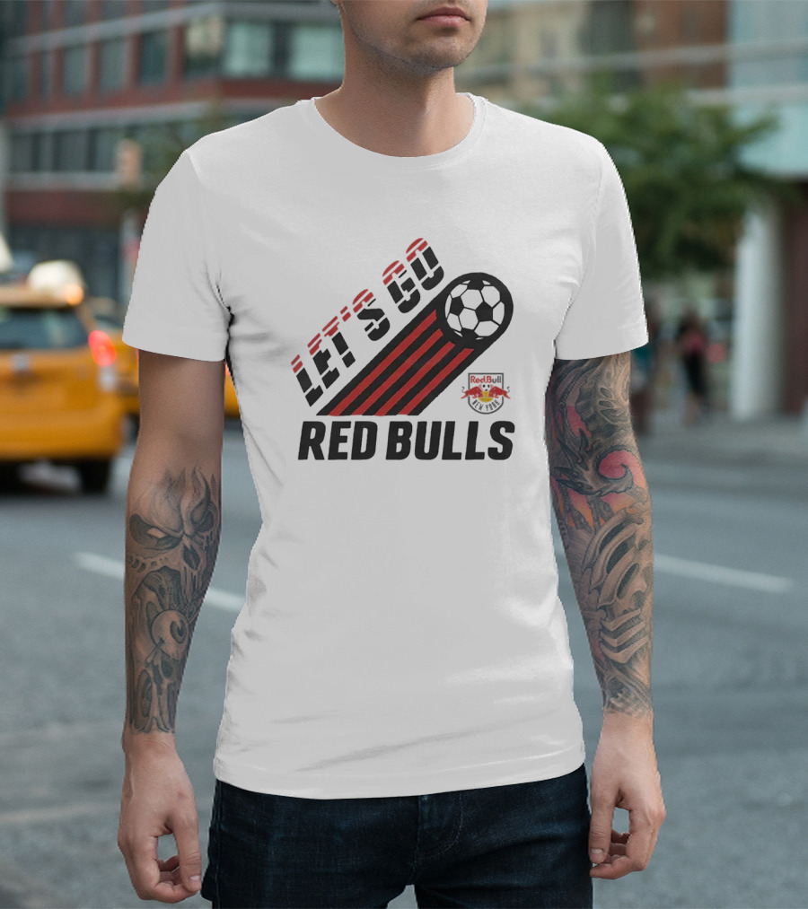 New York Red Bulls Let's Go Soccer Ball T-Shirt