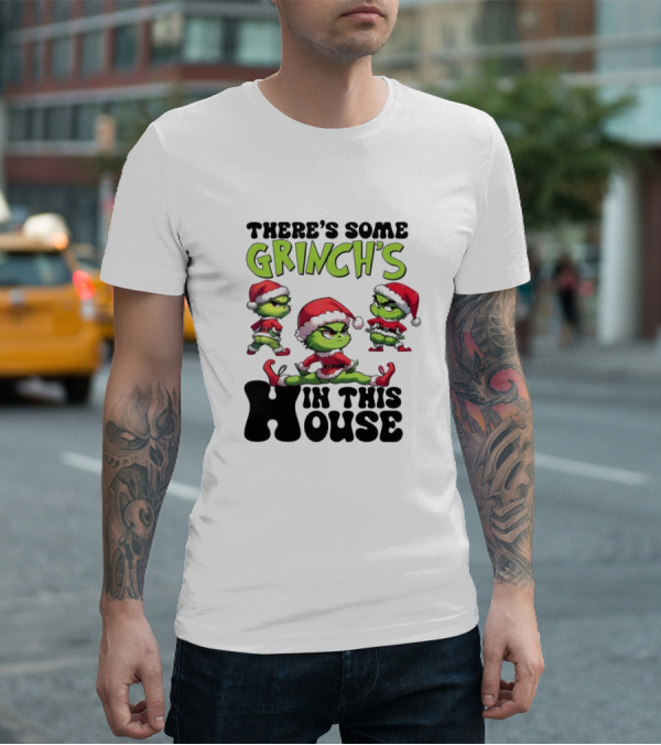 Grinch's Dance Party In This House Christmas T-Shirt