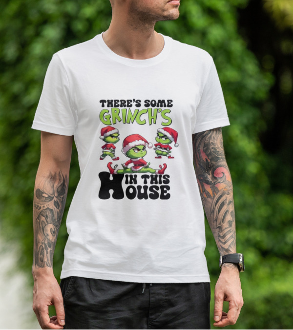 Grinch's Dance Party In This House Christmas T-Shirt
