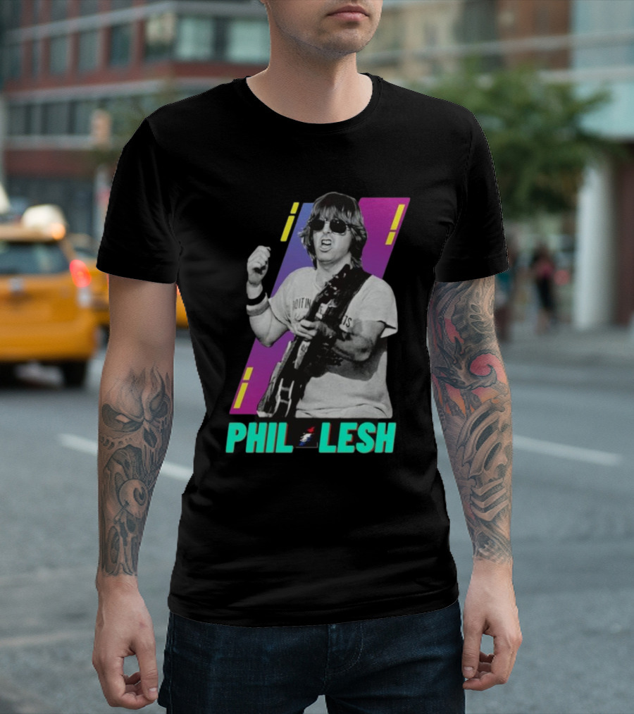 PHIL LESH Grateful Dead Bassist Vintage Rock Music T-Shirt
