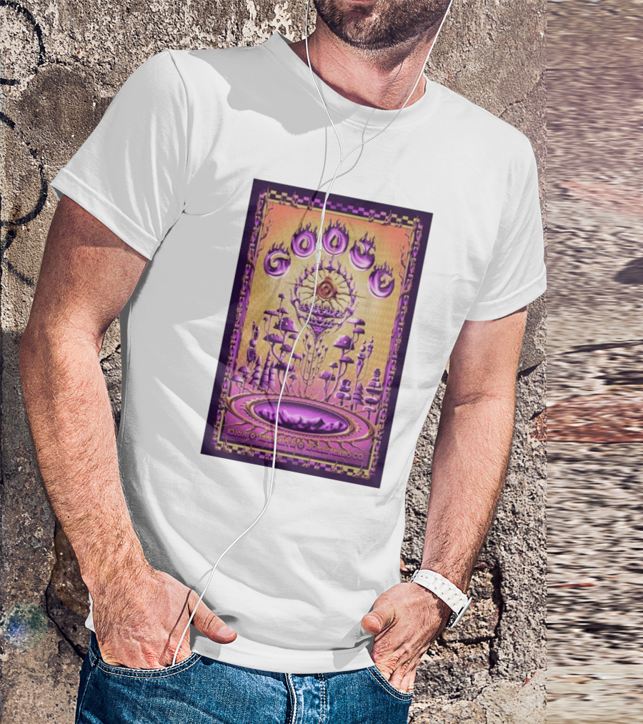 Goose Avondale Brewing Co Birmingham AL Oct 26 2024 Psychedelic Event T-Shirt
