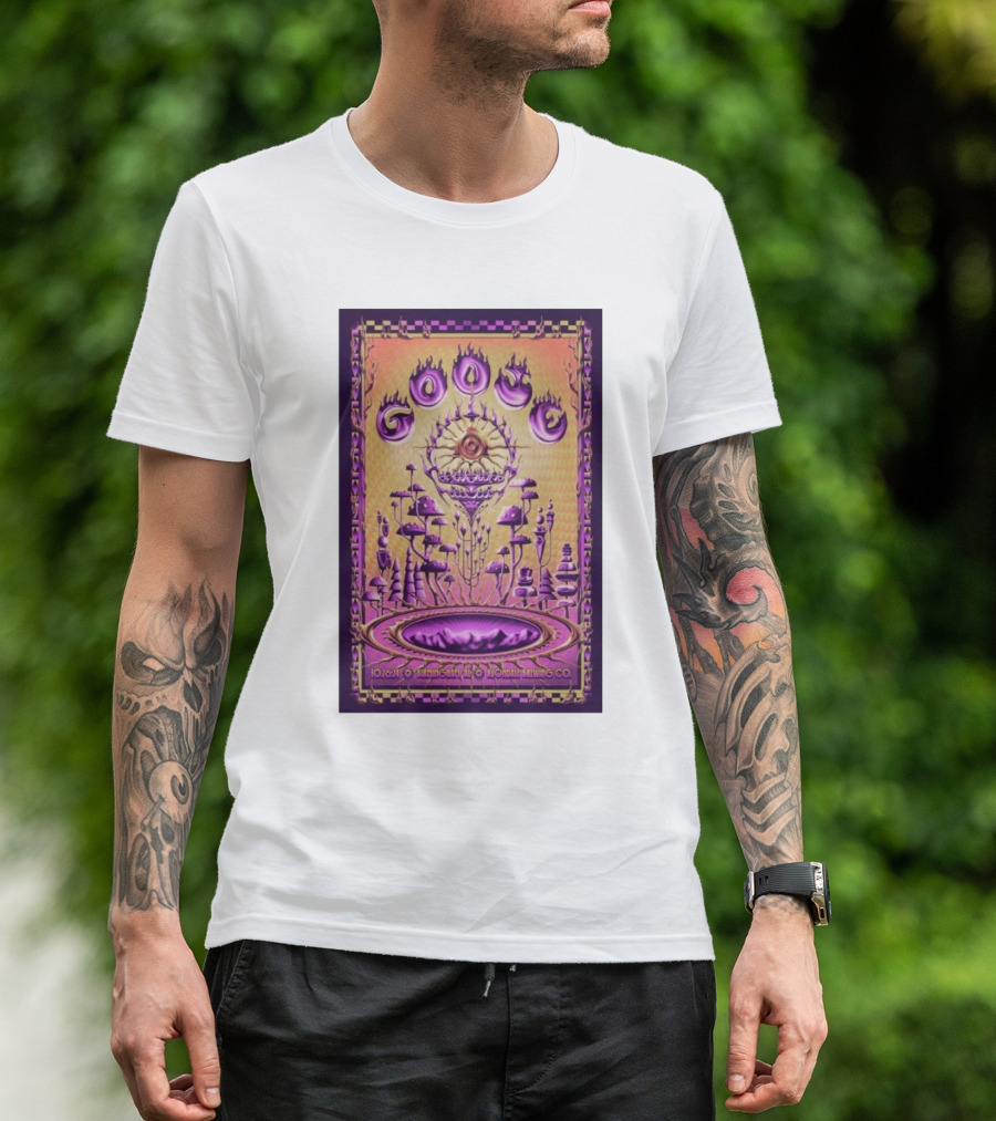 Goose Avondale Brewing Co Birmingham AL Oct 26 2024 Psychedelic Event T-Shirt