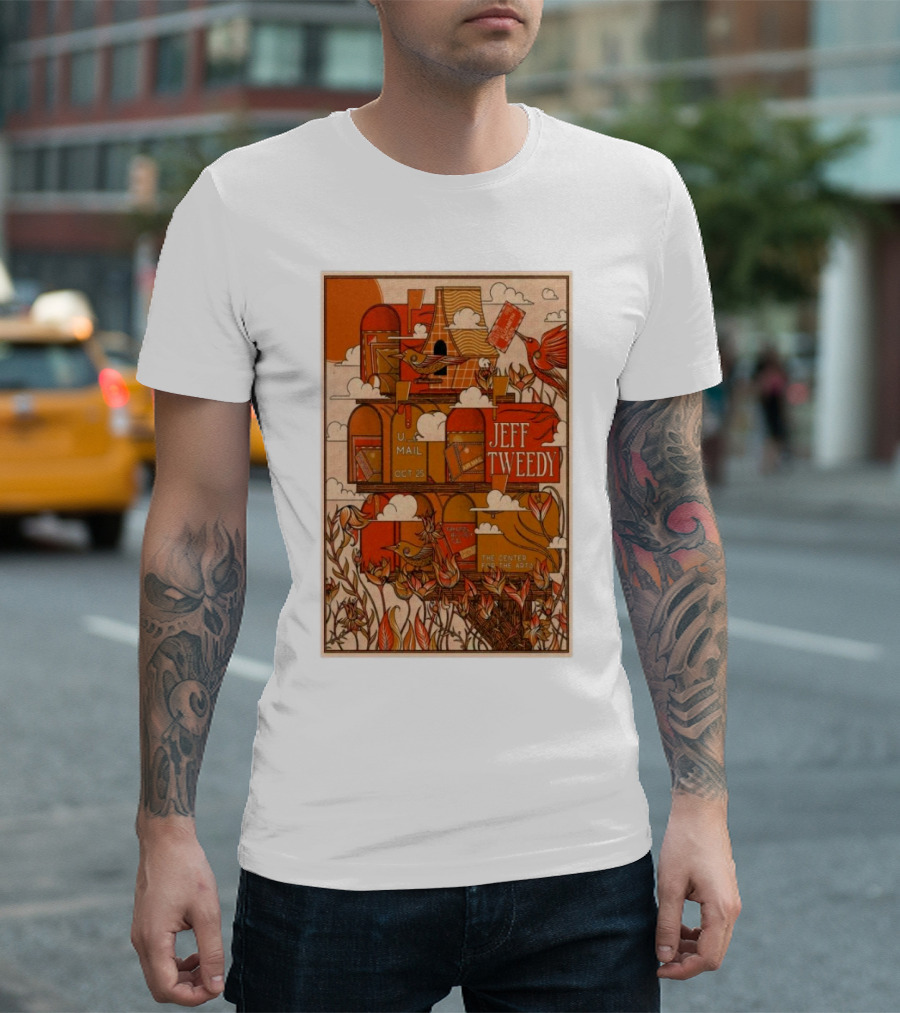 Jeff Tweedy U. MAIL Grass Valley CA October 25 2024 The Center For The Arts T-Shirt
