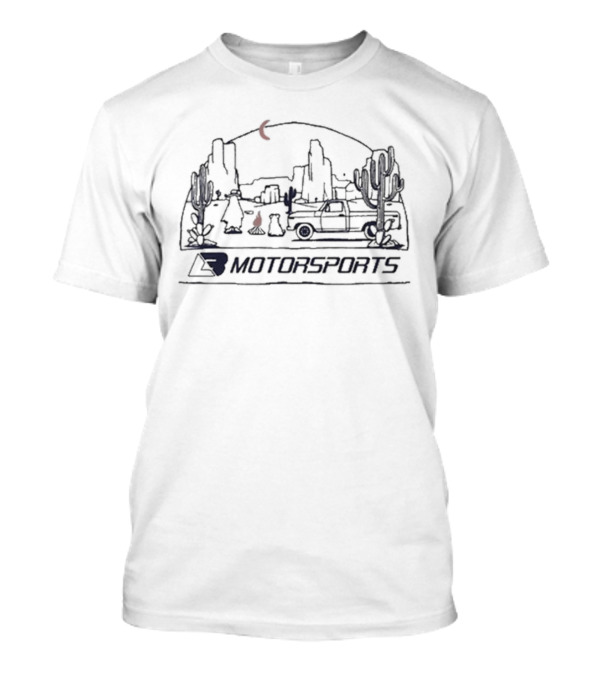 Lb Motorsports Ghost Limited Desert Scene With Cactus And Classic Car T-Shirt