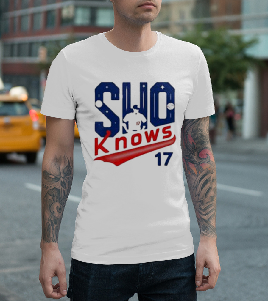 Los Angeles SHO Knows 17 Shohei Ohtani Baseball Player T-Shirt