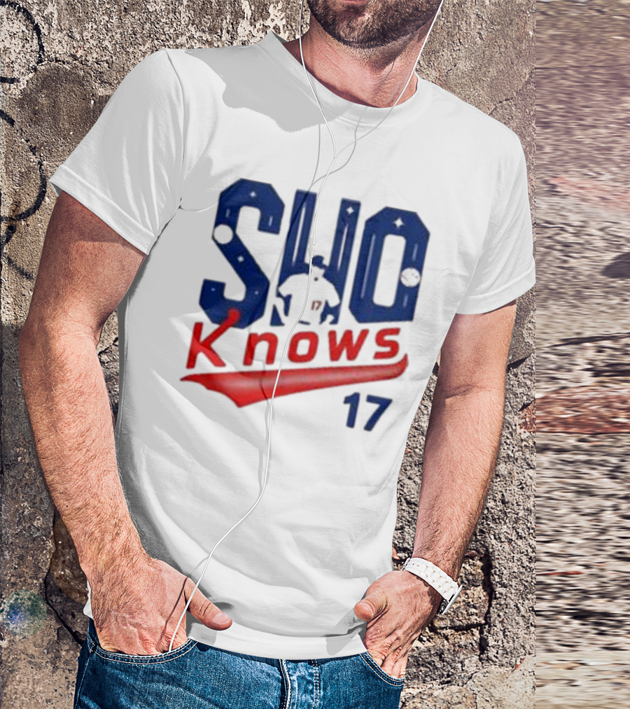 Los Angeles SHO Knows 17 Shohei Ohtani Baseball Player T-Shirt