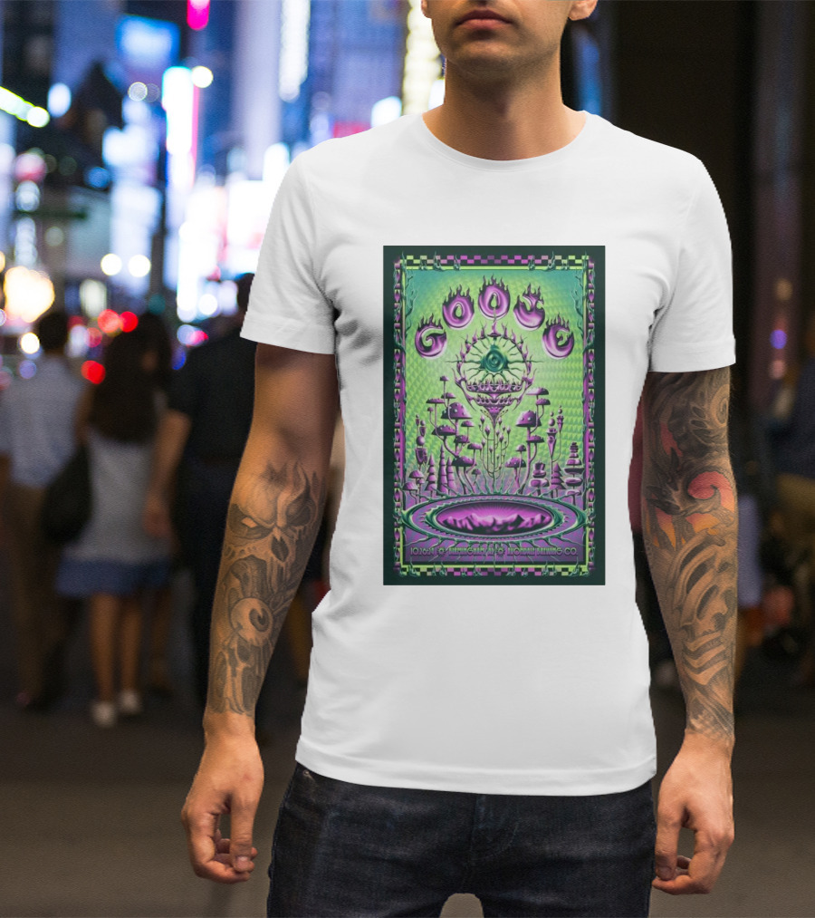Goose Tour Avondale Brewing Company Birmingham AL Oct 26 2024 Poster Art Psychedelic Eye T-Shirt