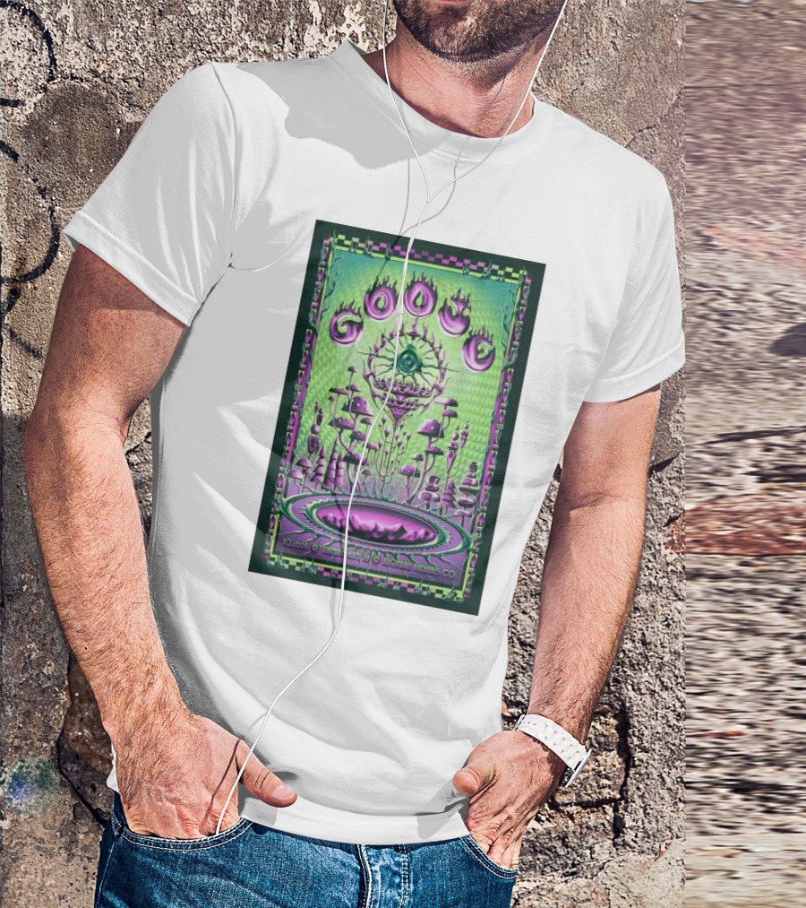 Goose Tour Avondale Brewing Company Birmingham AL Oct 26 2024 Poster Art Psychedelic Eye T-Shirt
