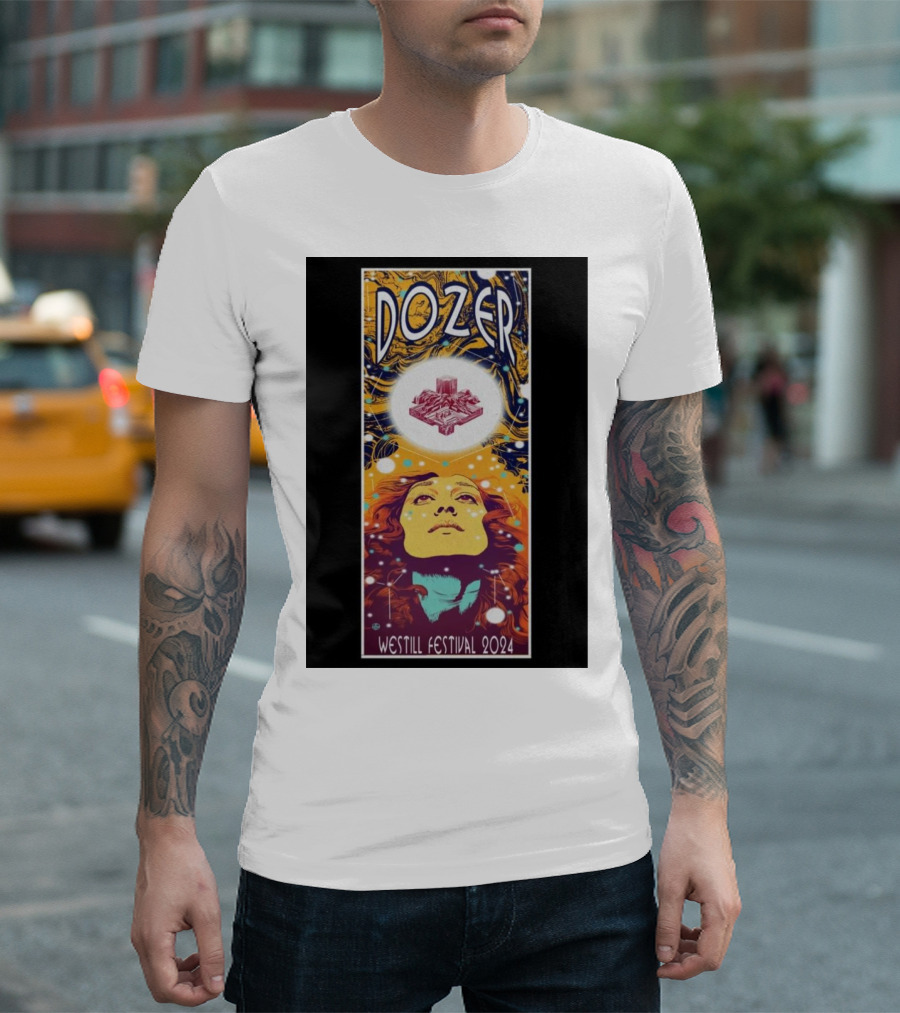 Dozer Westill Festival 2024 Psychedelic Art in Vallet France November 1 T-Shirt