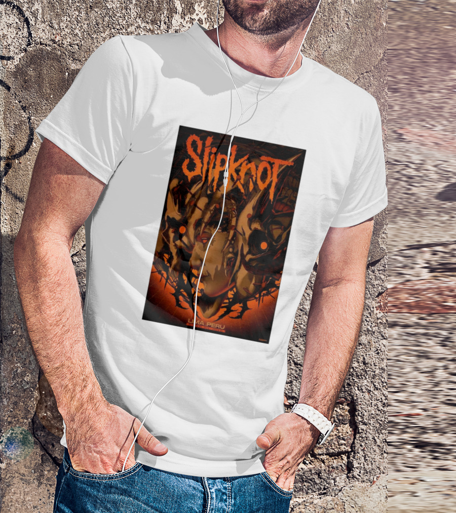 Slipknot October 28 2024 Lima Peru Costa 21 Event T-Shirt