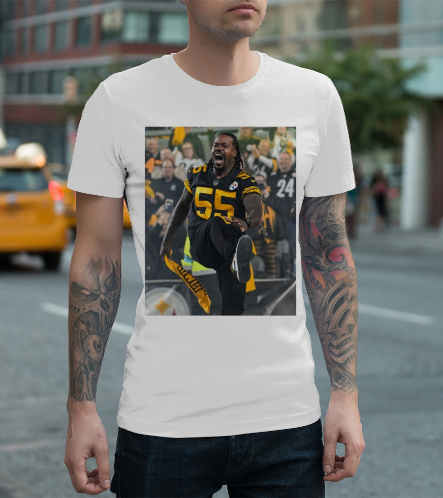 Shoutout to Joey Porter Leading Pittsburgh Steelers Towel Twirl T-Shirt