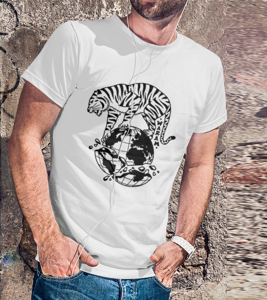 Dark Side Nature Tiger Waram Earth Splitting T-Shirt
