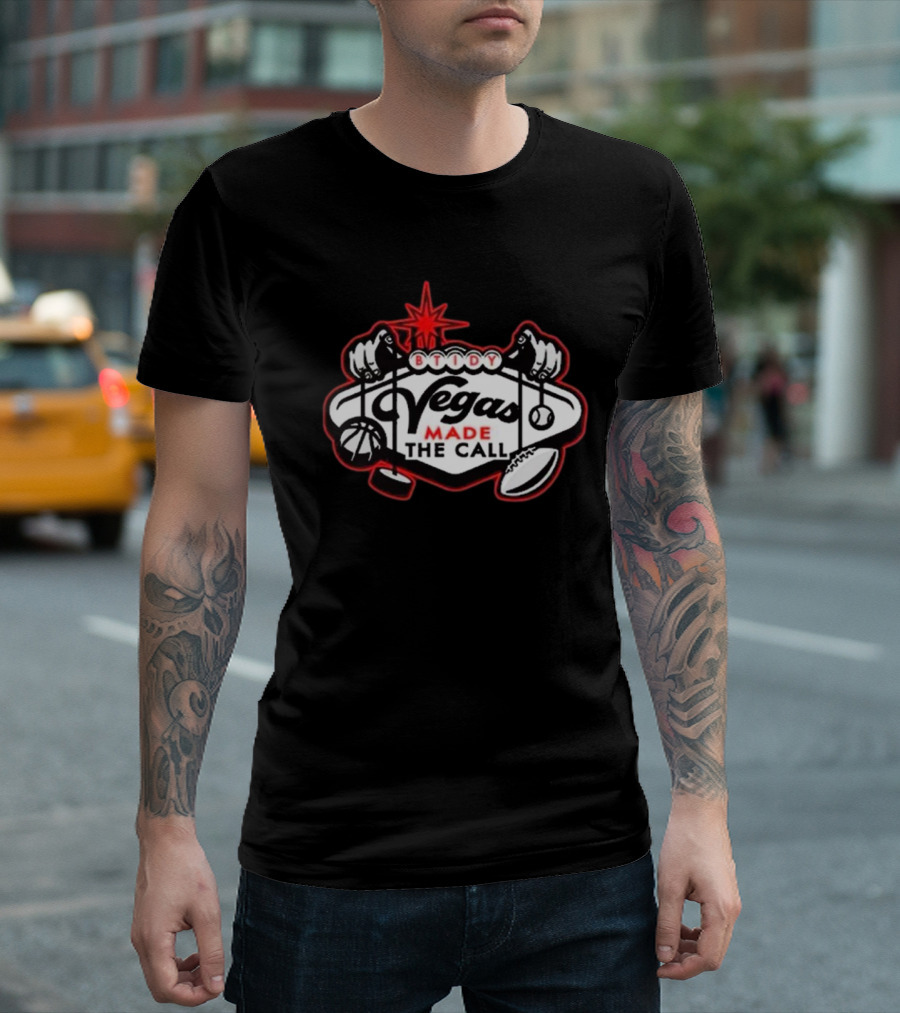Btidy Vegas Made The Call Sports Iconic T-Shirt