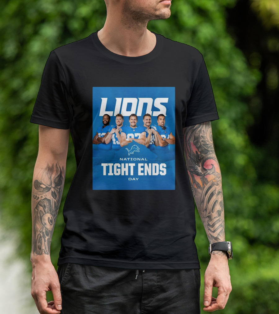 Lions National Tight Ends Day T-Shirt