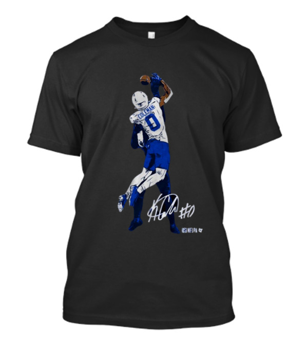 Keon Coleman One-Handed Catch NFLPA Signature #0 T-Shirt