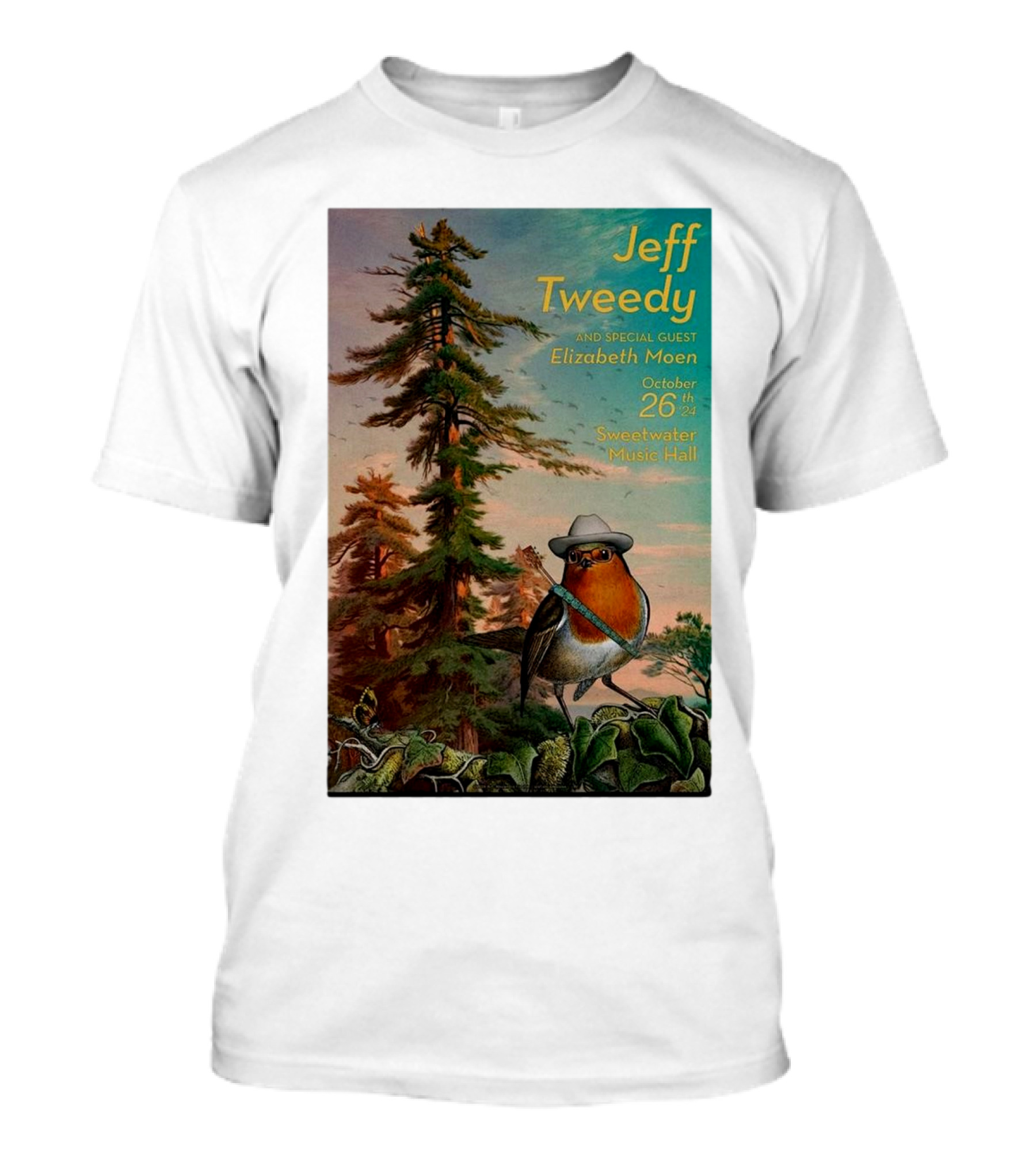 Jeff Tweedy And Elizabeth Moen Live At Sweetwater Music Hall Mill Valley CA October 26 T-Shirt