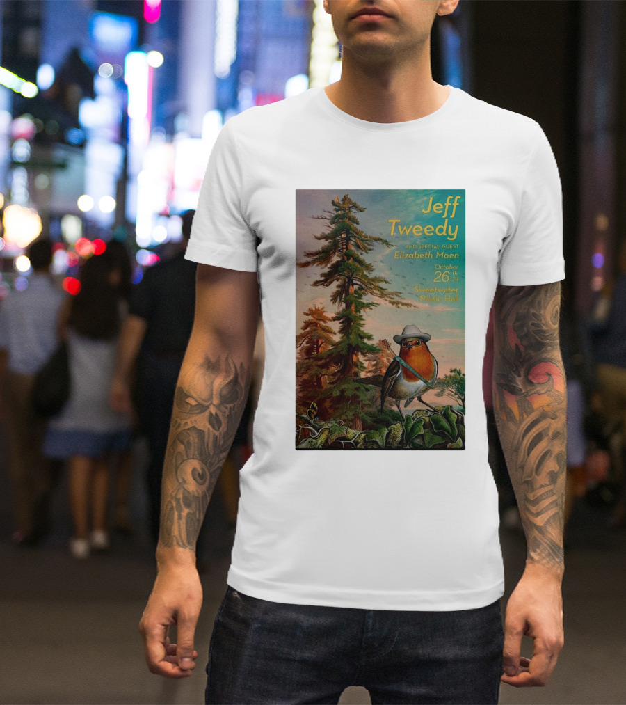 Jeff Tweedy And Elizabeth Moen Live At Sweetwater Music Hall Mill Valley CA October 26 T-Shirt
