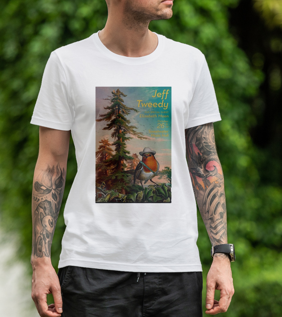 Jeff Tweedy And Elizabeth Moen Live At Sweetwater Music Hall Mill Valley CA October 26 T-Shirt