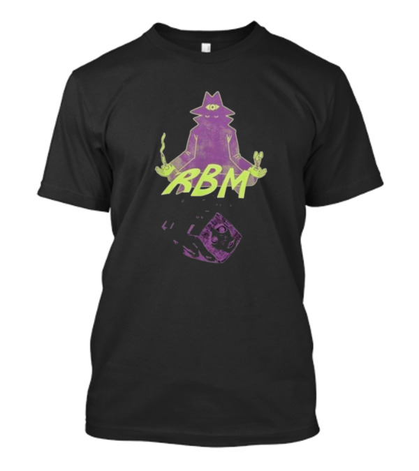 RBM Real Bad Man Merch With Mystical Meditation Icon And Cube T-Shirt