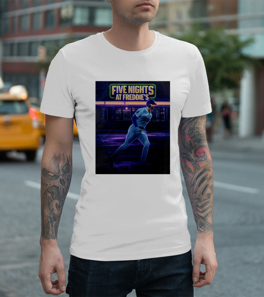 Five Nights At Freddie’s Los Angeles Dodgers Freddie Freeman T-Shirt