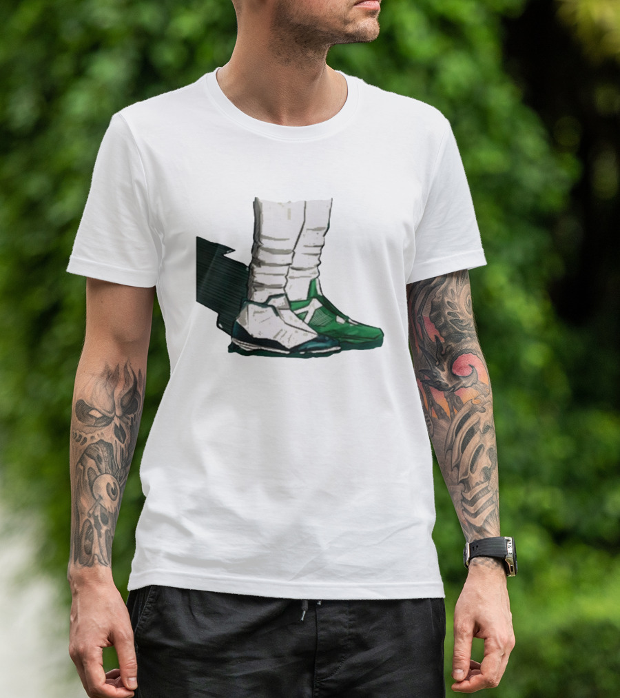 Jalen Hurts Two-Shoes Philadelphia Eagles NFL T-Shirt