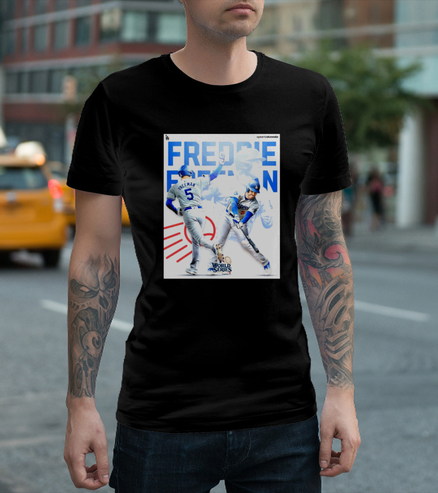 Freddie Freeman World Series Record MLB 2024 Dodgers Game 7 T-Shirt