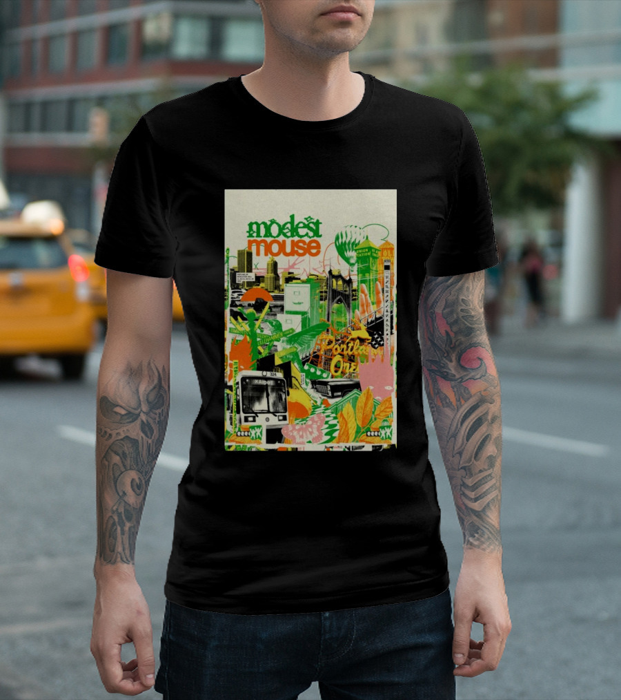 Modest Mouse Portland OR Revolution Hall Nov 1-3 2024 Concert Tour T-Shirt