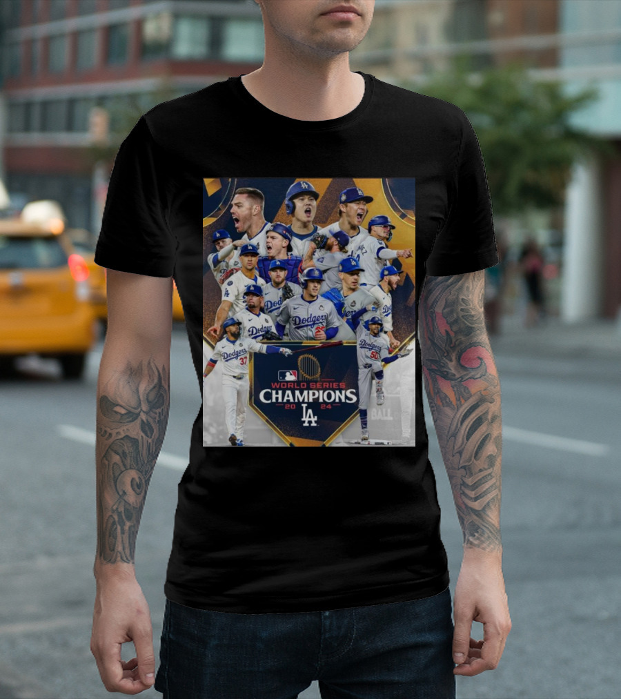 Los Angeles Dodgers 2024 World Series Champions MLB T-Shirt