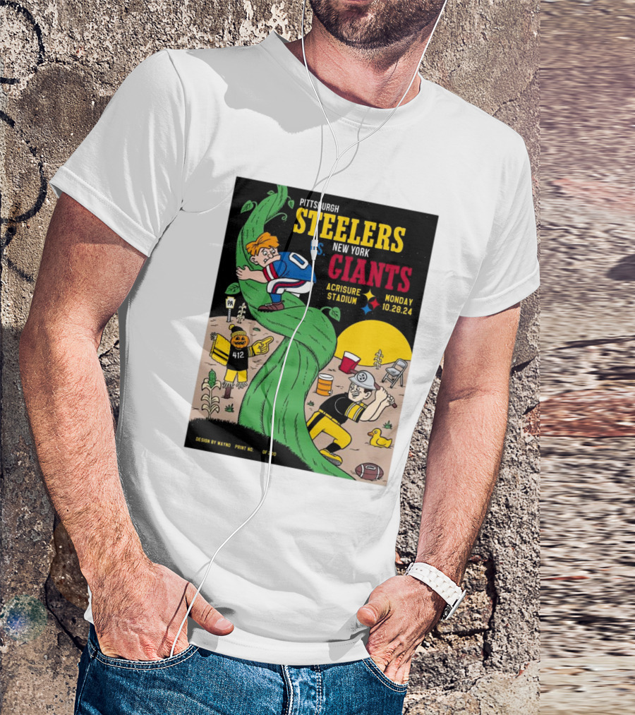Pittsburgh Steelers Vs New York Giants Monday Gameday Acrisure Stadium 10.28.24 T-Shirt
