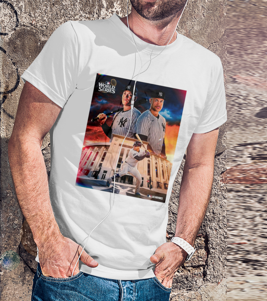 World Series 2024 Aaron Judge Giancarlo Stanton Yankees Bronx Las Mayores T-Shirt